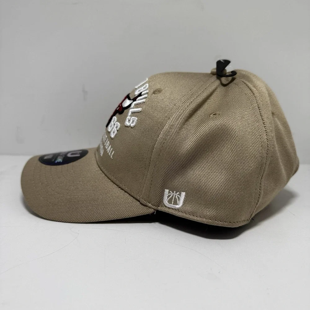NEW! Chicago Bulls Ultra Game Snapback‎ Hat EST. 1966 NBA Basketball Jordan Tan